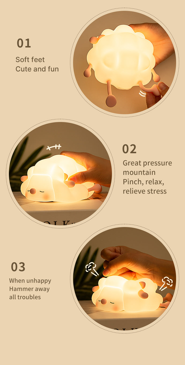 little Sheep Silicone Table Night Lamp