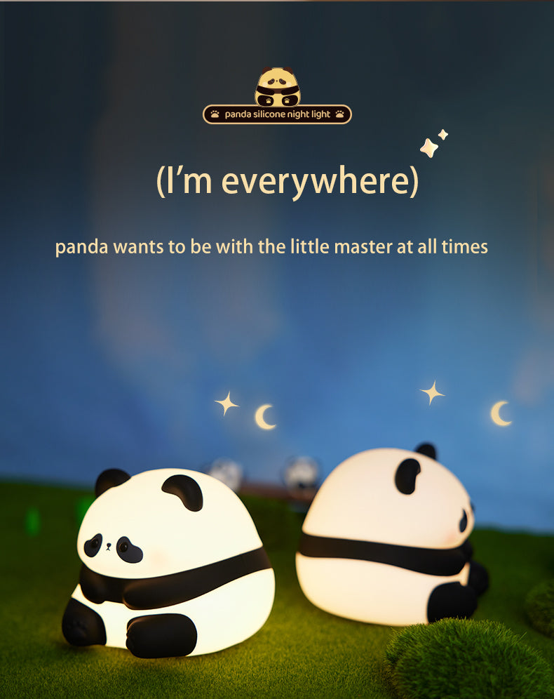 Panda HuaHua silicone night light