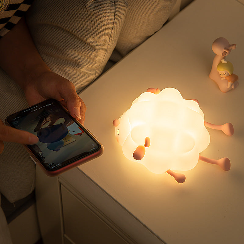 little Sheep Silicone Table Night Lamp