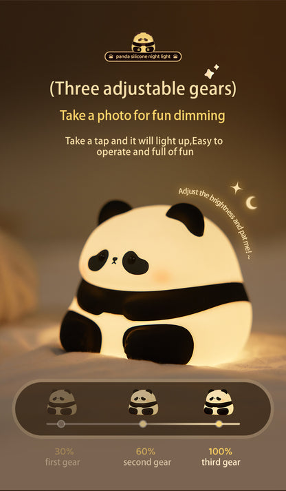 Panda HuaHua silicone night light