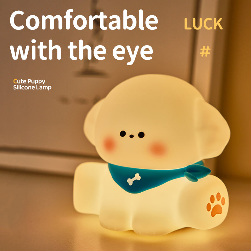 Cute Puppy Silicone night light