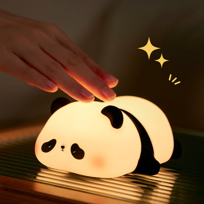 Cute Panda Silicone Night Table Lamp