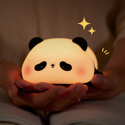 Cute Panda Silicone Night Table Lamp